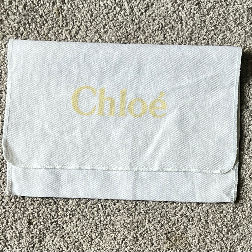 Chloé White  Wallet Dust Bag